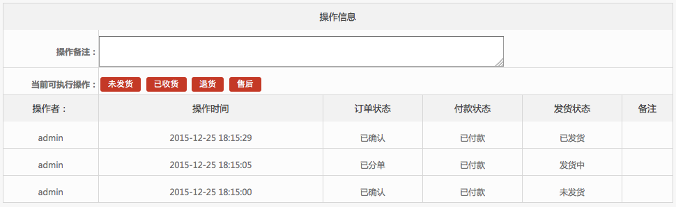 订单管理 3.1订单列表