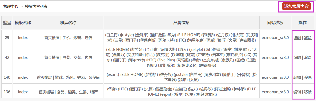 模板管理 10.2设置模板